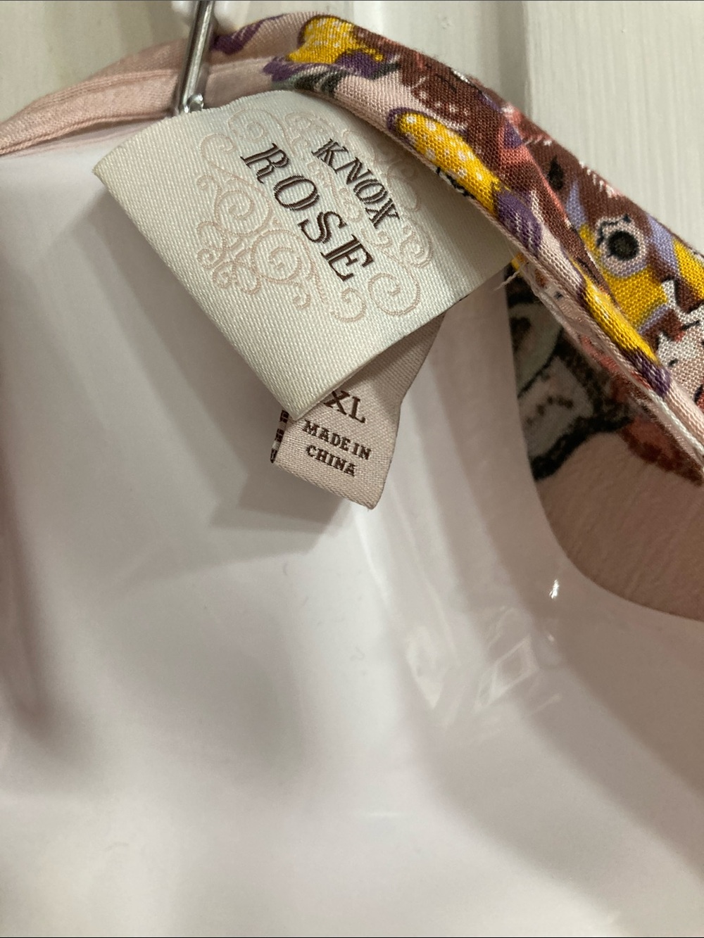 Knox Rose Pink Floral Open Front Kimono - Picture 7 of 7